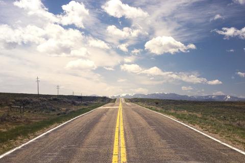 Road-and-sky