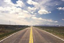 Road-and-sky